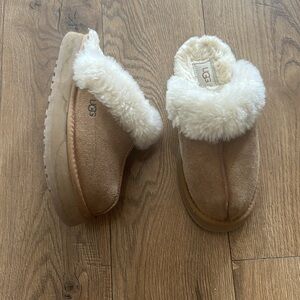 UGG Tan and Cream Women's Slippers
